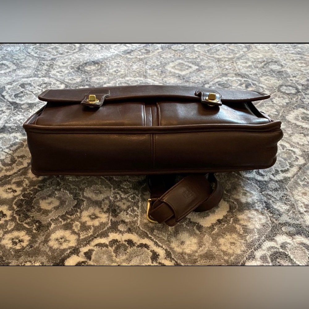 Vintage Coach Prescott Briefcase Messenger Computer Bag - Picture 7 of 12